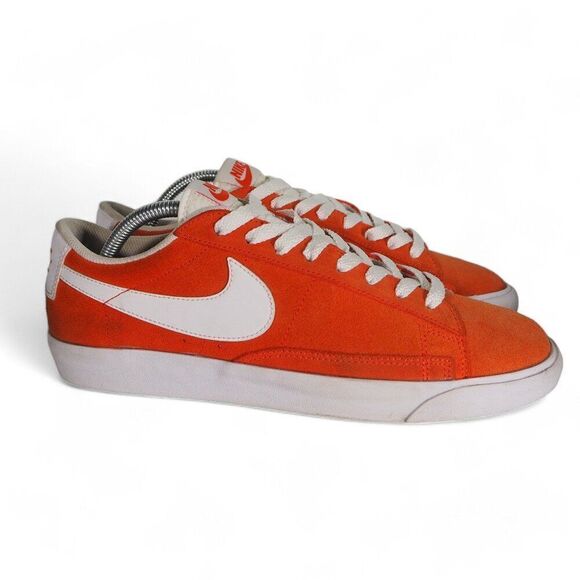 Nike Blazer Low 'Mantra Orange Suede' Casual Sneakers CZ4703-800 Men's 9 - Picture 4 of 11